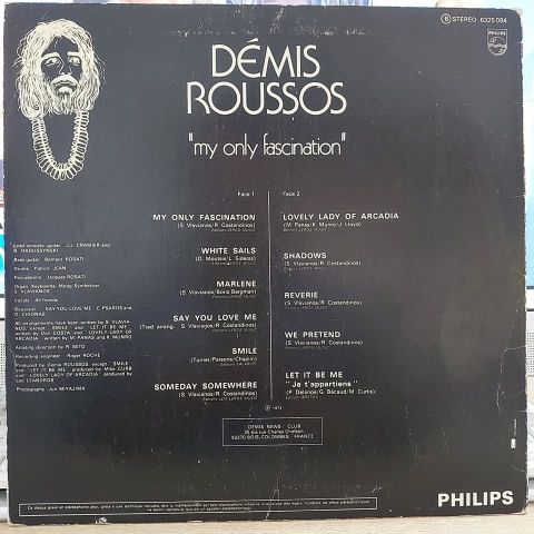 Démis Roussos* – My Only Fascination LP PLAK