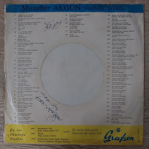 MUZAFFER AKGÜN - DOLANA AY DOLANA 45LİK PLAK