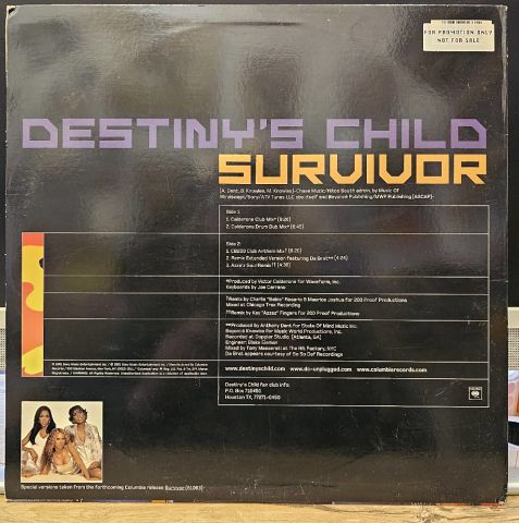 Destiny's Child – Survivor (Dance Mixes) LP PLAK