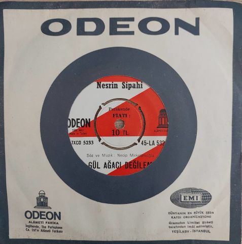 Nesrin Sipahi – Gül Ağacı Değilem / Süreyya 45LİK PLAK