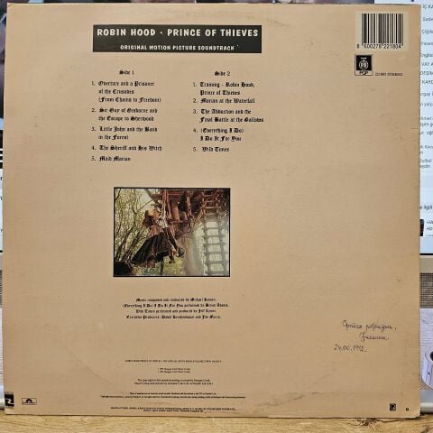 Michael Kamen – Robin Hood: Prince Of Thieves (Original Motion Picture Soundtrack) LP PLAK