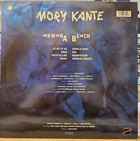 Mory Kante – Akwaba Beach  LP PLAK
