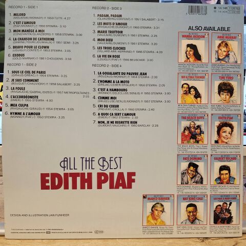 Edith Piaf – All The Best LP PLAK