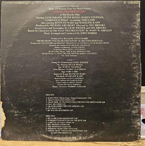 John Morris – Music And Dialogue From The Motion Picture ''Young Frankenstein'' LP PLAK