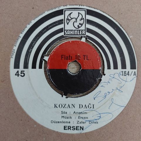 Ersen – Kozan Dağı / Kara Yazı 45LİK PLAK