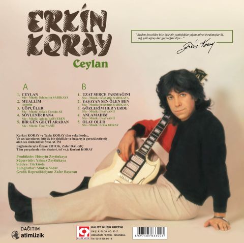 ﻿ERKİN KORAY - CEYLAN LP PLAK