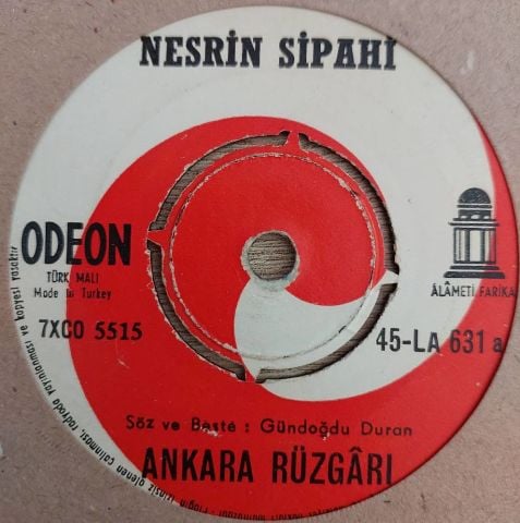 Nesrin Sipahi – Ankara Rüzgarı / Bahtımın Yıldızısın 45LİK PLAK