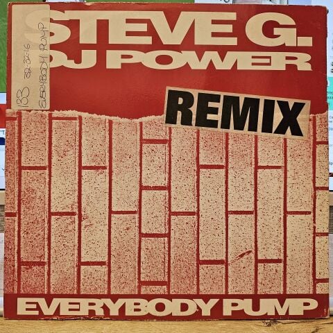 Steve G. Dj Power – Everybody Pump (Remix) LP PLAK