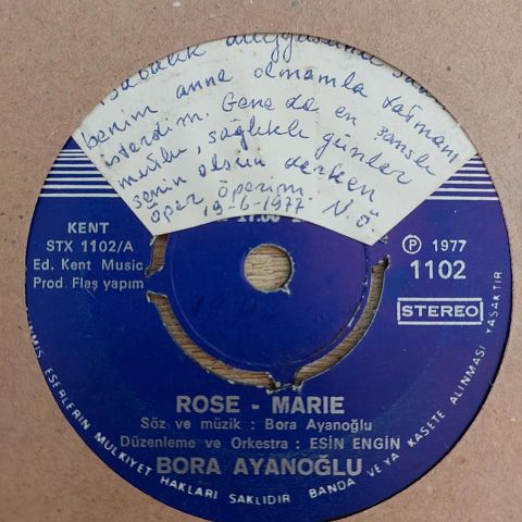 BORA AYANOĞLU - KIRIK AYNALAR 45LİK PLAK