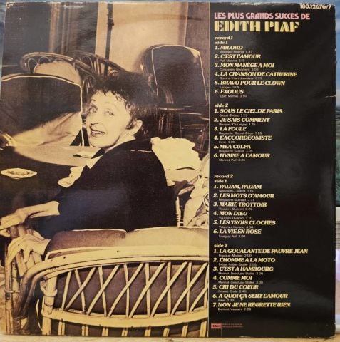 Edith Piaf – Les Plus Grands Succes De Edith Piaf LP PLAK