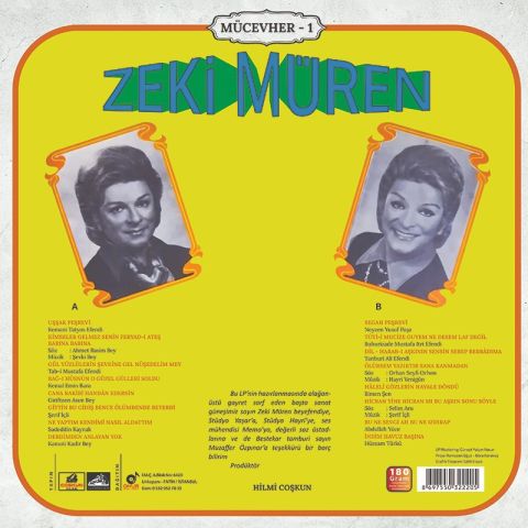 ZEKİ MÜREN - MÜCEVHER 1 LP PLAK