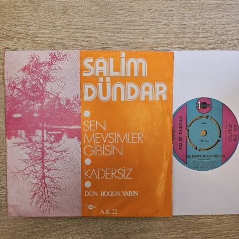 Salim Dündar – Sen Mevsimler Gibisin / Kadersiz 45LİK PLAK