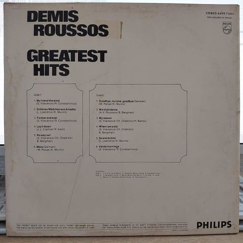 Demis Roussos – Greatest Hits LP PLAK