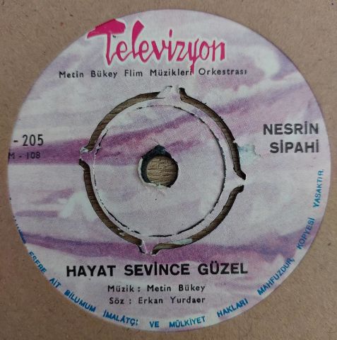 Nesrin Sipahi – Hayat Sevince Güzel / Son Hıçkırık 45LİK PLAK