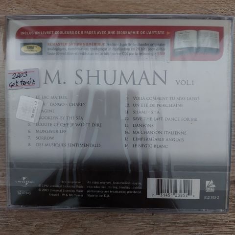 M. SHUMAN - MASTER SERIE CD