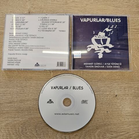 MEHMET GÜRELİ / AYŞE TÜTÜNCÜ - VAPURLAR BLUES CD