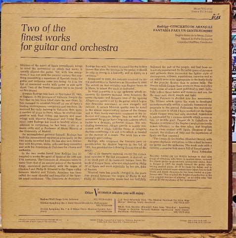 Regino Sainz de la Maza / Manuel de Falla Orchestra / Cristóbal Halffter – Joaquín Rodrigo - Concierto De Aranjuez / Fantasia Para Un Gentilhombre LP PLAK