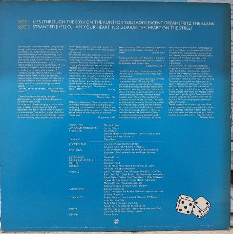 Manfred Mann's Earth Band – Chance LP PLAK