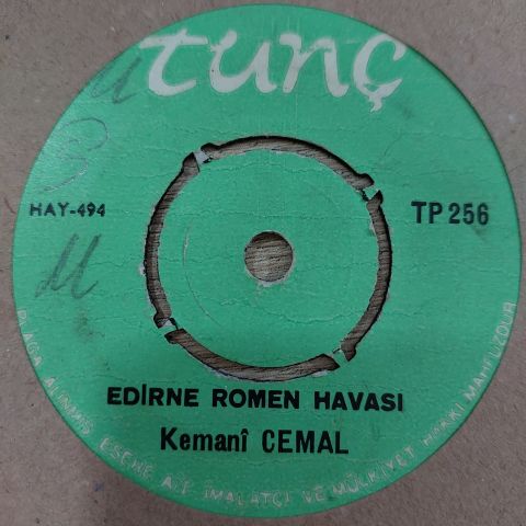 KEMANİ CEMAL - EDİRNE ROMAN HAVASI 45LİK PLAK