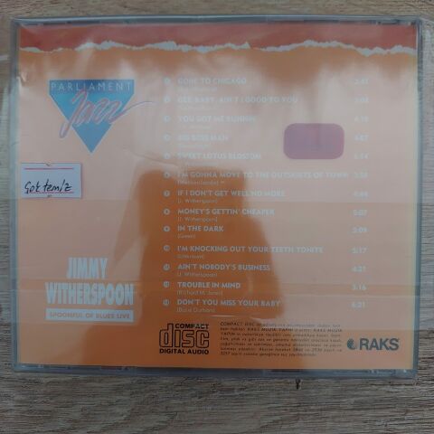 JIMMY WITHERSPOON - SPOONFUL OF BLUES LİVE CD