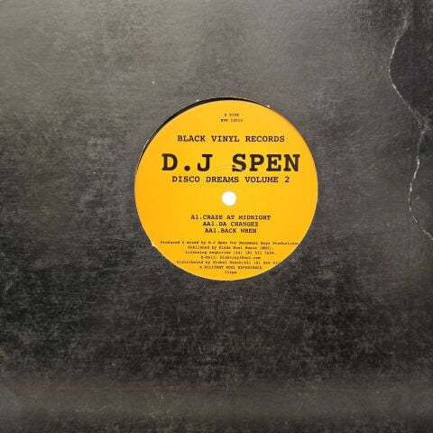 D.J Spen – Disco Dreams Volume 2  LP PLAK