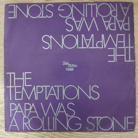 The Temptations – Papa Was A Rolling Stone 45LİK PLAK