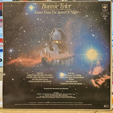 Bonnie Tyler – Faster Than The Speed Of Night LP PLAK
