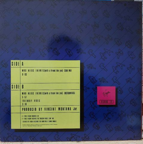 Montana Sextet Featuring Nadiyah – Who Needs Enemies (With A Friend Like You) LP PLAK