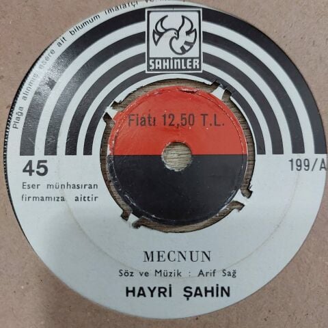HAYRİ ŞAHİN - MECNUN 45LİK PLAK