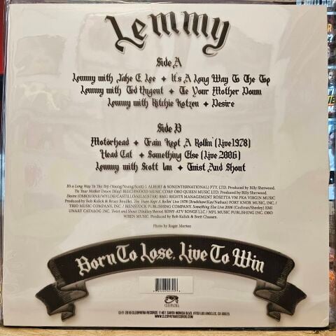 Lemmy – Born To Lose, Live To Win LP PLAK