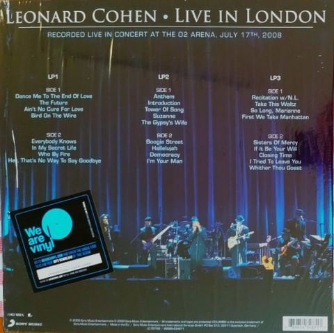 Leonard Cohen – Live In London LP PLAK
