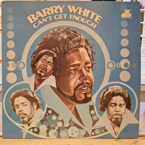 BARRY WHİTE - CANT GET ENOUGH LP PLAK