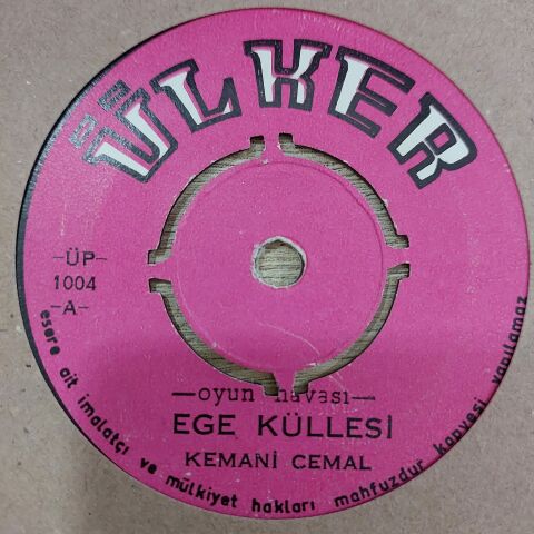 KEMANİ CEMAL - EGE KÜLLESİ 45LİK PLAK