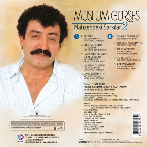Müslüm Gürses - Mahzendeki Şarkılar 2 LP PLAK