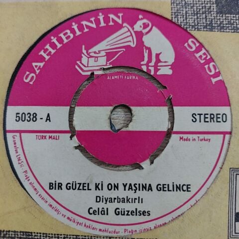 DİYARBAKIRLI CELAL GÜZELSES - BİR GÜZEL Kİ ON YAŞINA GELİNCE 45LİK PLAK