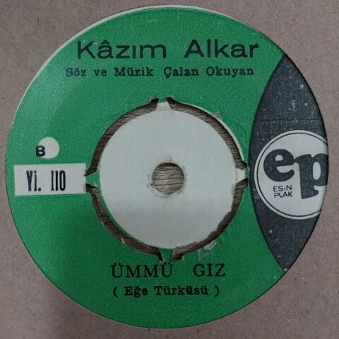 KAZIM ALKAR - ÜMMÜ KIZ 45LİK PLAK