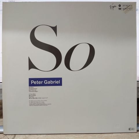 Peter Gabriel – So LP PLAK