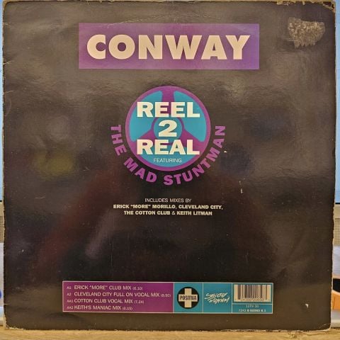 Reel 2 Real Featuring The Mad Stuntman – Conway LP PLAK