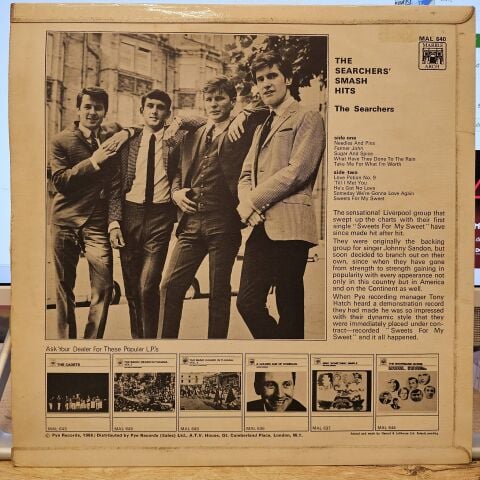 The Searchers – The Searchers' Smash Hits LP PLAK