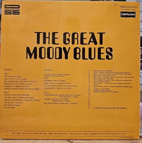 The Moody Blues – The Great Moody Blues LP PLAK