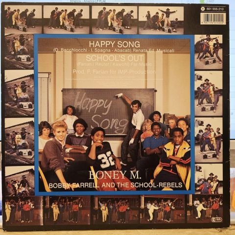 Boney M. And Bobby Farrell With The School-Rebels* – Happy Song (Clubmix) LP PLAK