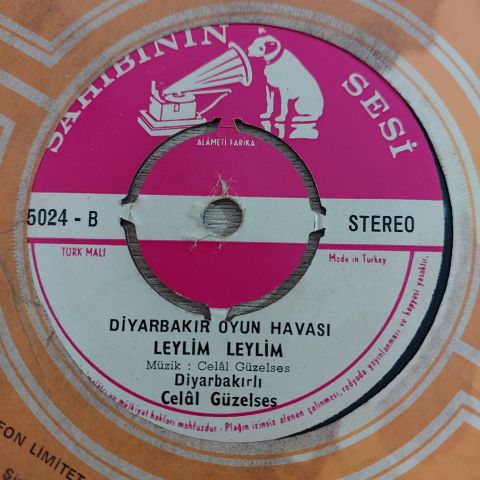DİYARBAKIRLI CELAL GÜZELSES - DİYARBAKIR OYUN HAVASI LEYLİM LEYLİM 45LİK PLAK