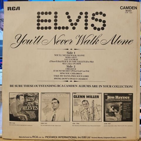 Elvis Presley – You'll Never Walk Alone LP PLAK