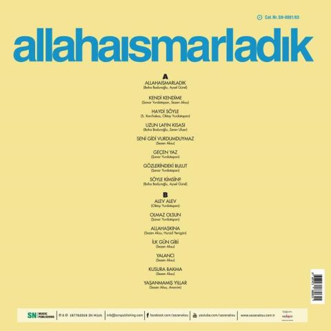 SEZEN AKSU - ALLAHAISMARLADIK LP PLAK