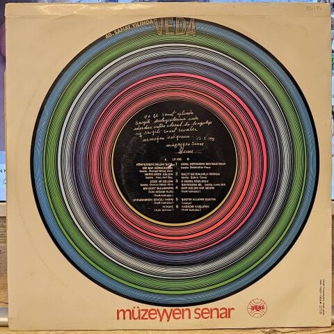 Müzeyyen Senar – 40. Sanat Yılında Veda LP PLAK
