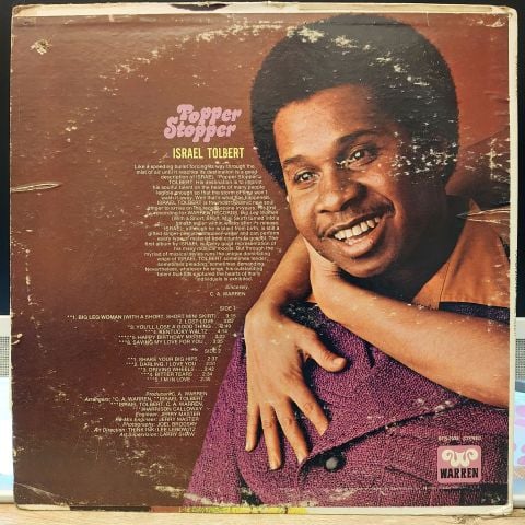 Israel Tolbert – Popper Stopper LP PLAK