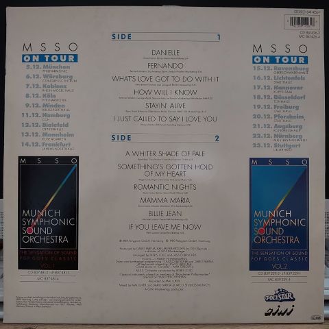 Munich Symphonic Sound Orchestra – The Sensation Of Sound - Pop Goes Classic Vol. 3 LP PLAK