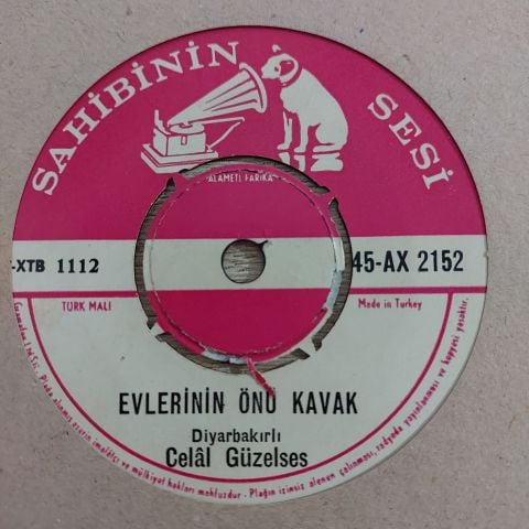 DİYARBAKIRLI CELAL GÜZELSES - EVLERİNİN ÖNÜ KAVAK 45LİK PLAK
