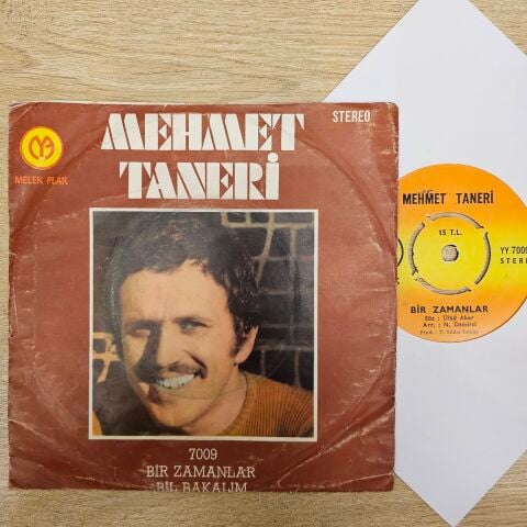 Mehmet Taneri – Bir Zamanlar / Bil Bakalım 45LİK PLAK