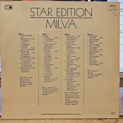 Milva – Star Edition LP PLAK